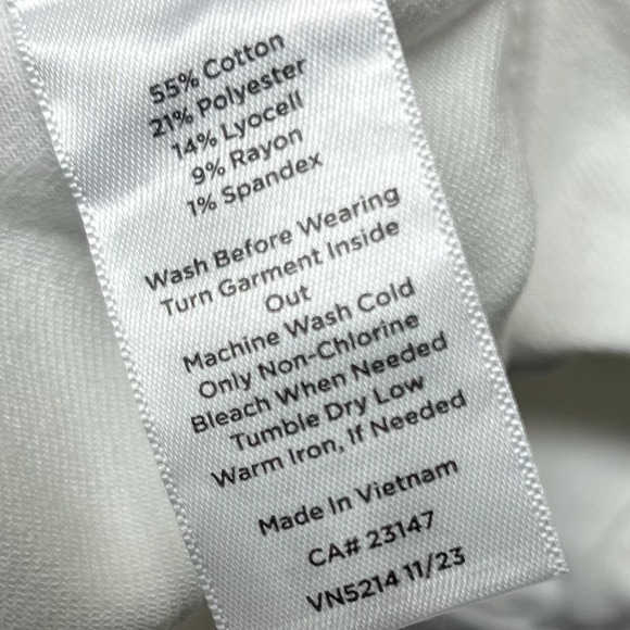 Talbots Denim Jean Jacket Womens 3X White Short Sleeve Button Down New NWT - Picture 11 of 13